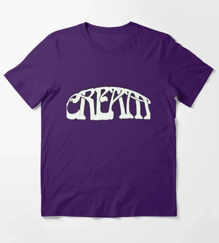 cream band simple cream band funny T-Shirt Purple