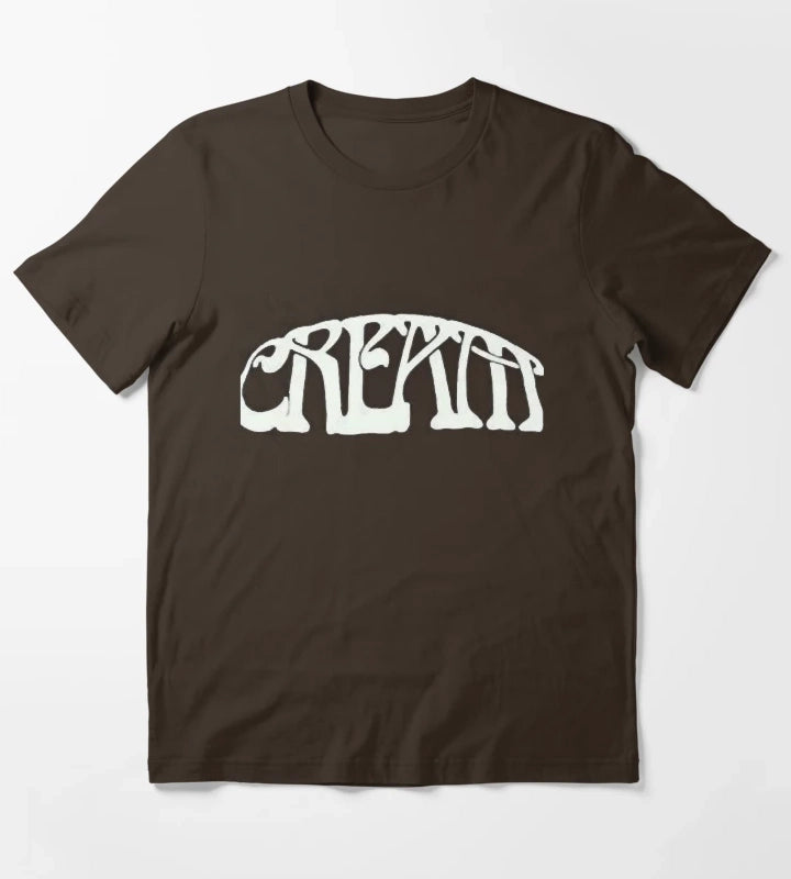cream band simple cream band funny T-Shirt Brown