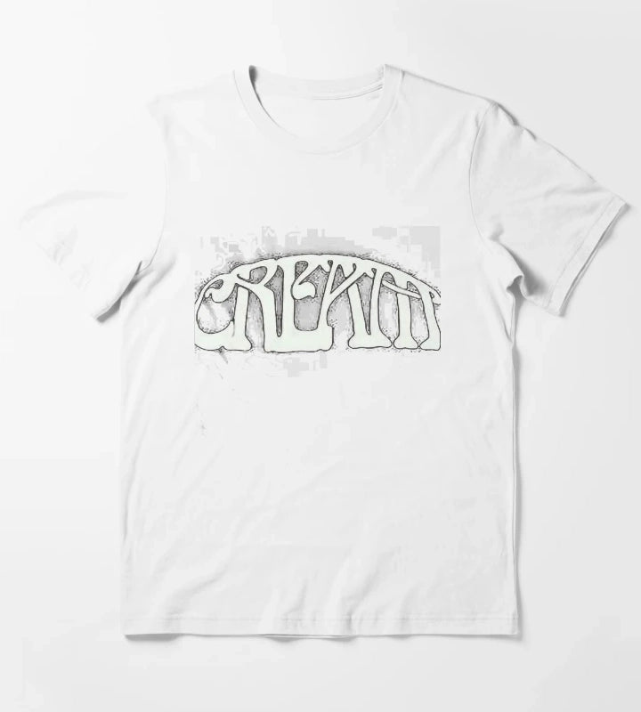 cream band simple cream band funny T-Shirt White