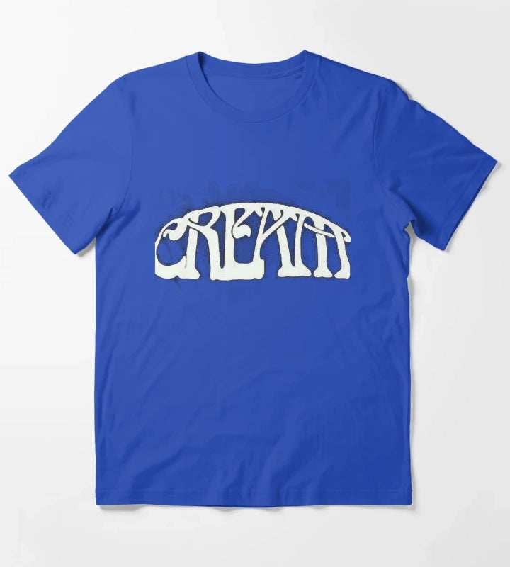 cream band simple cream band funny T-Shirt Blue