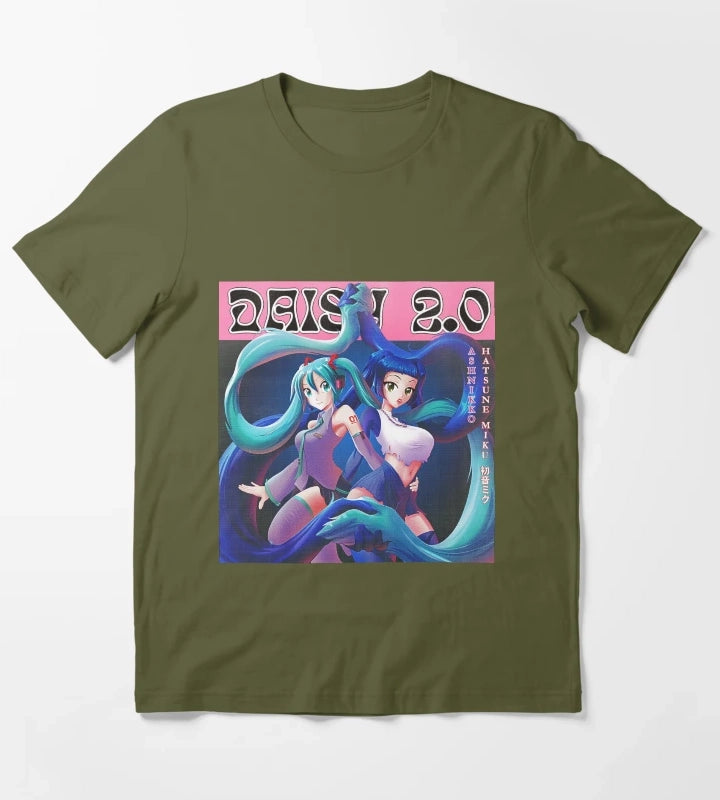 daisy 20 T-Shirt Olive Green