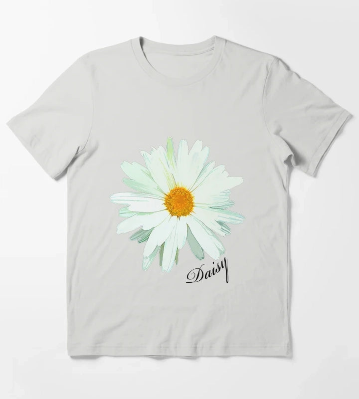 daisy Daisy Daisy Print Daisy Coaster Daisy Mug Daisy Painting Daisy Print Daisy Art Daisy Decor Daisy Ornament Daisy Christmas Ornament T-Shirt Light Grey