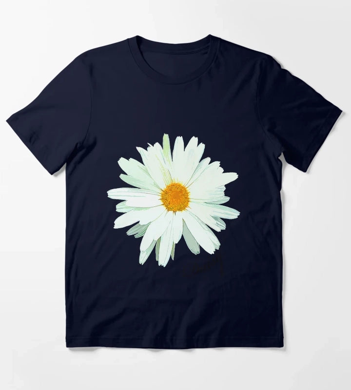 daisy Daisy Daisy Print Daisy Coaster Daisy Mug Daisy Painting Daisy Print Daisy Art Daisy Decor Daisy Ornament Daisy Christmas Ornament T-Shirt Navy