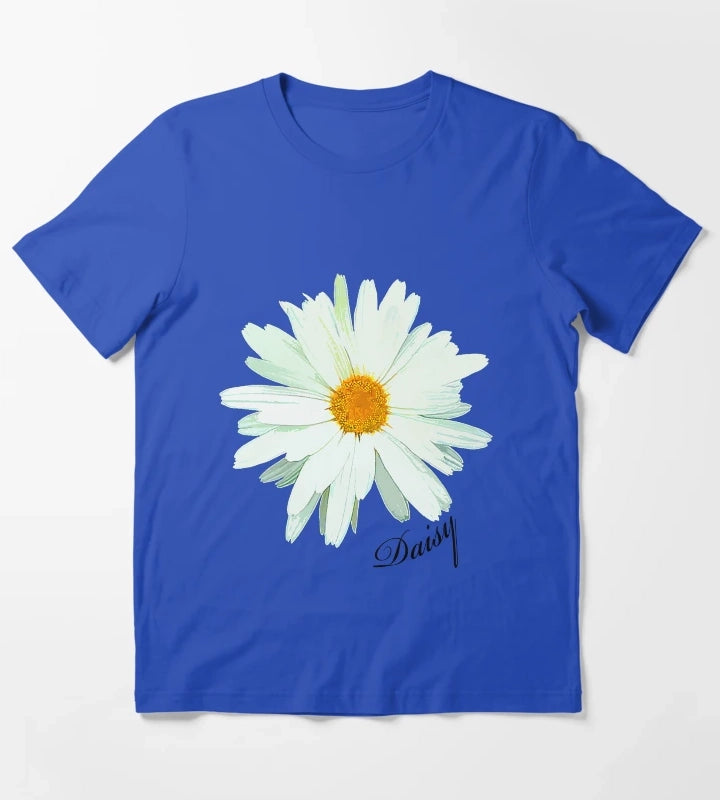 daisy Daisy Daisy Print Daisy Coaster Daisy Mug Daisy Painting Daisy Print Daisy Art Daisy Decor Daisy Ornament Daisy Christmas Ornament T-Shirt Blue