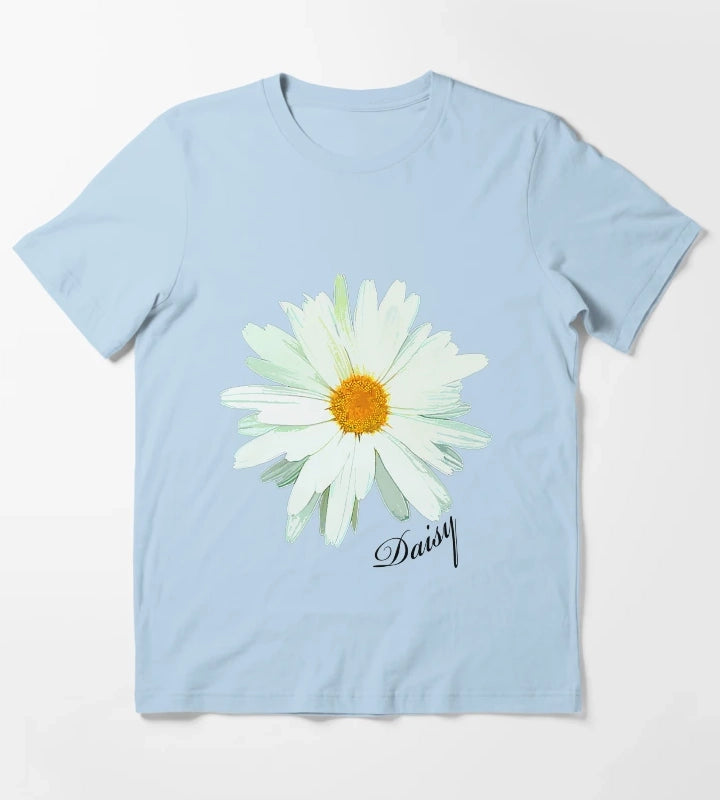 daisy Daisy Daisy Print Daisy Coaster Daisy Mug Daisy Painting Daisy Print Daisy Art Daisy Decor Daisy Ornament Daisy Christmas Ornament T-Shirt Sky Blue