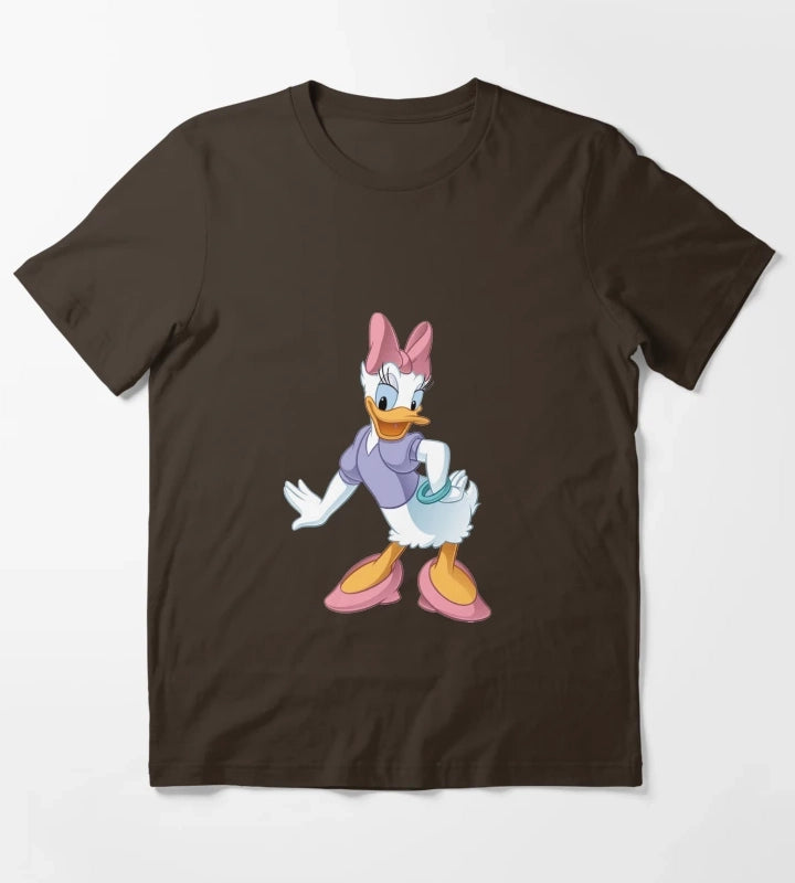 daisy duck for daisy duck lovers T-Shirt Brown