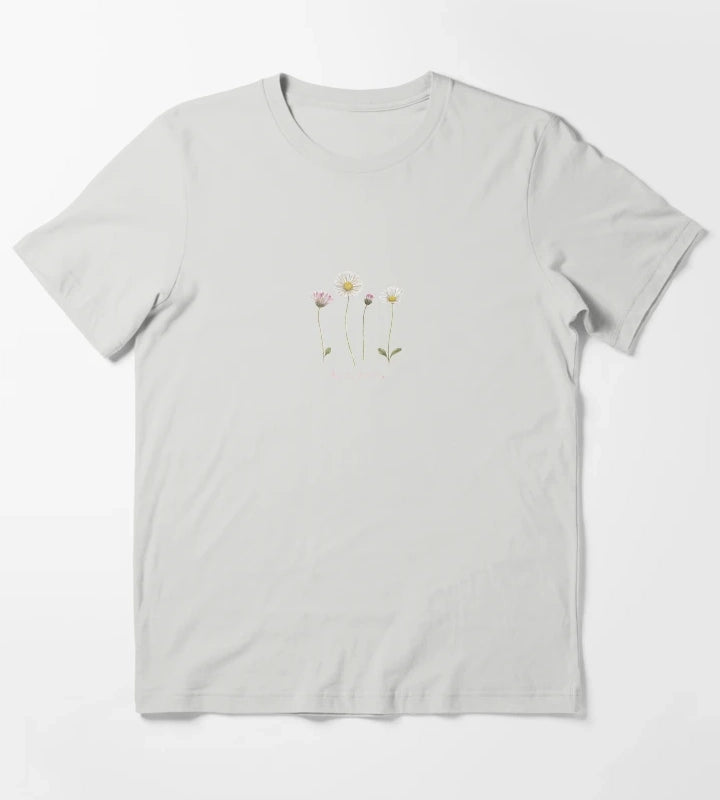 daisy love T-Shirt Light Grey