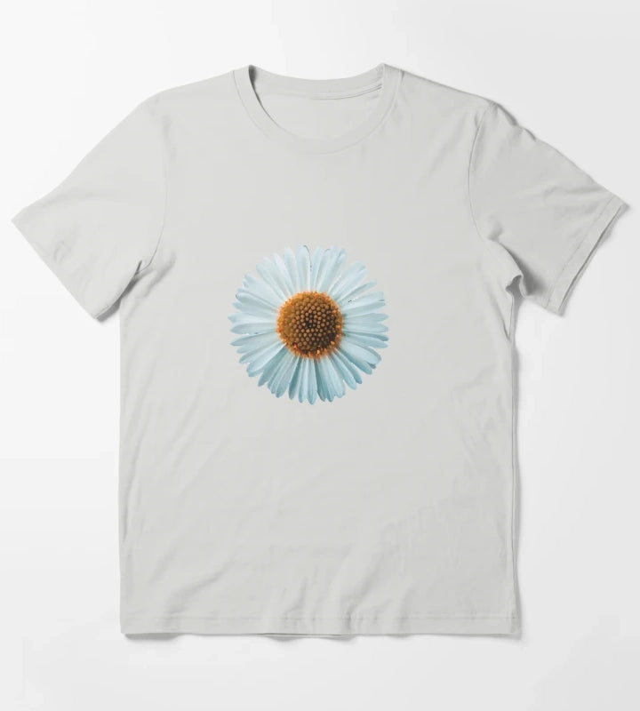 daisy pattern daisy Sticker T-Shirt Light Grey