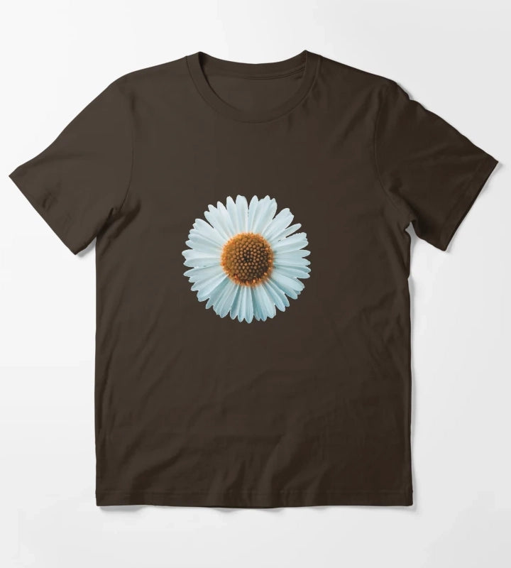 daisy pattern daisy Sticker T-Shirt Brown