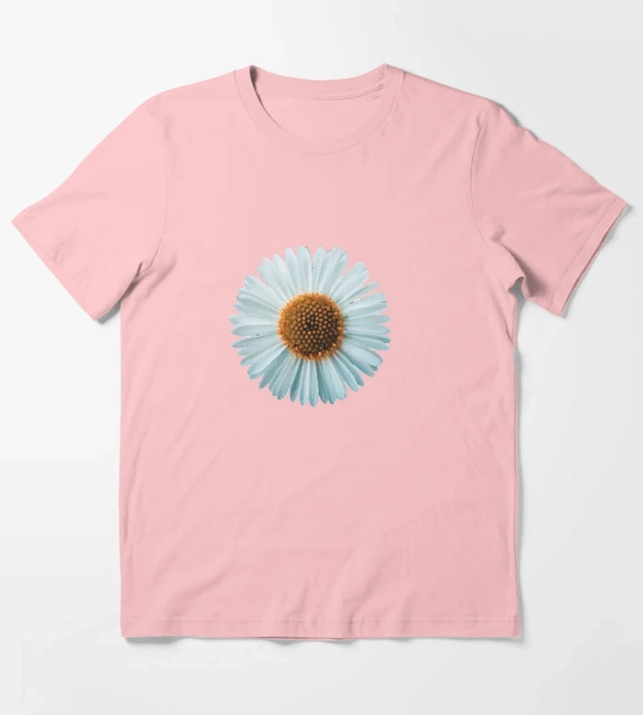 daisy pattern daisy Sticker T-Shirt Dark Grey