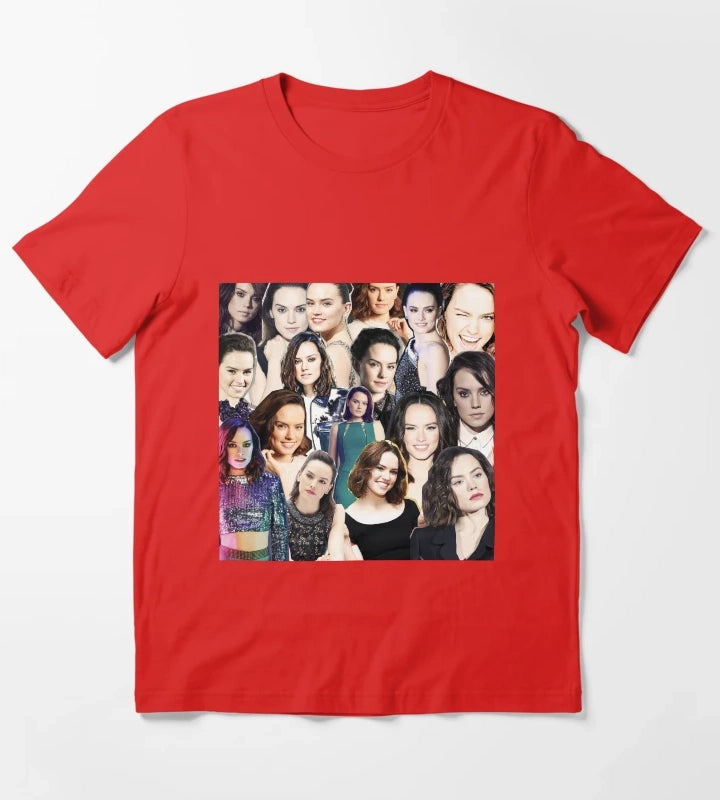 daisy ridley collage T-Shirt Red