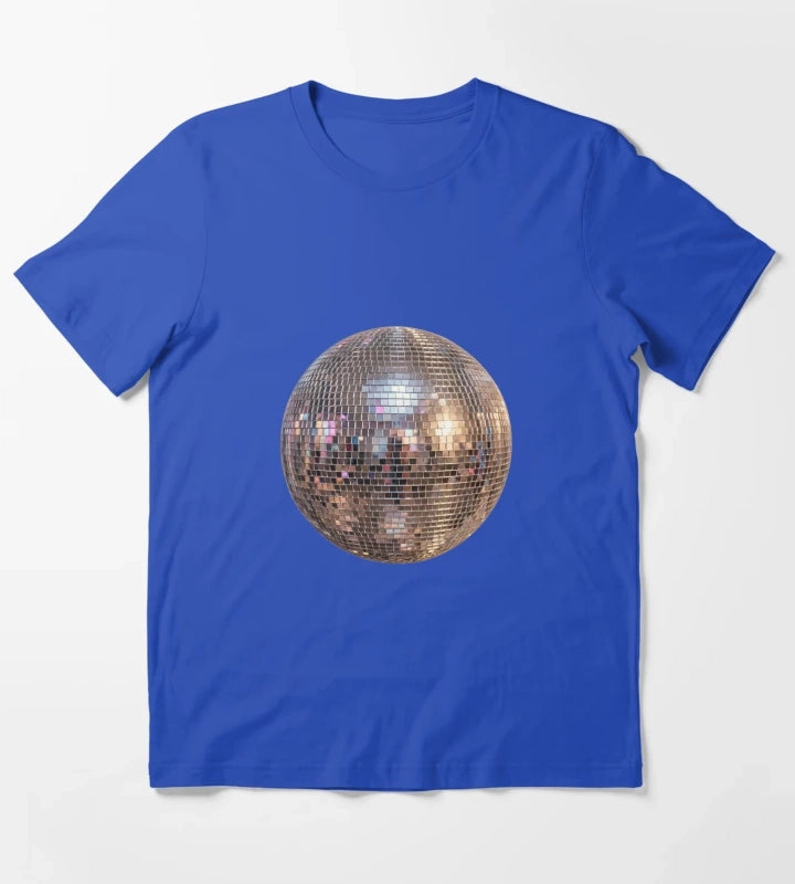 disco ball 1 T-Shirt Blue