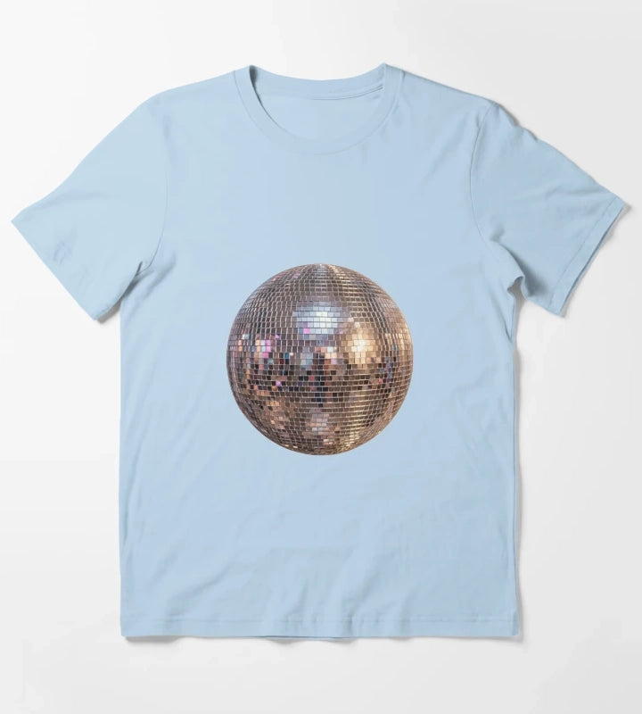 disco ball 1 T-Shirt Sky Blue