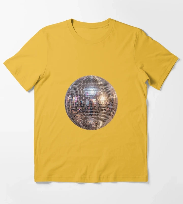 disco ball 1 T-Shirt Yellow
