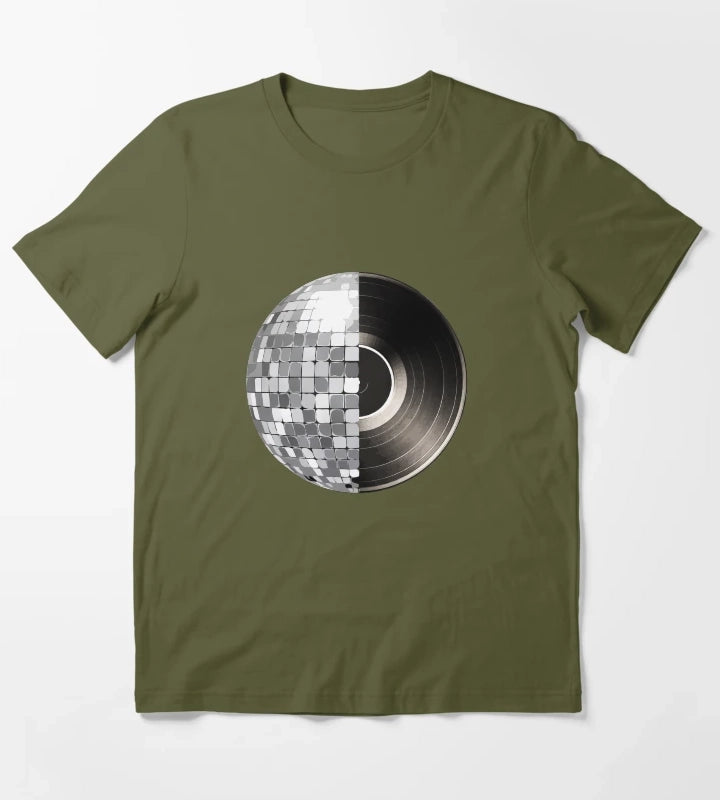 disco ball 693 T-Shirt Olive Green