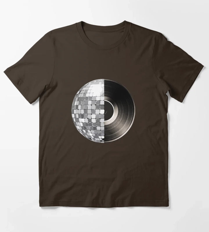 disco ball 693 T-Shirt Brown