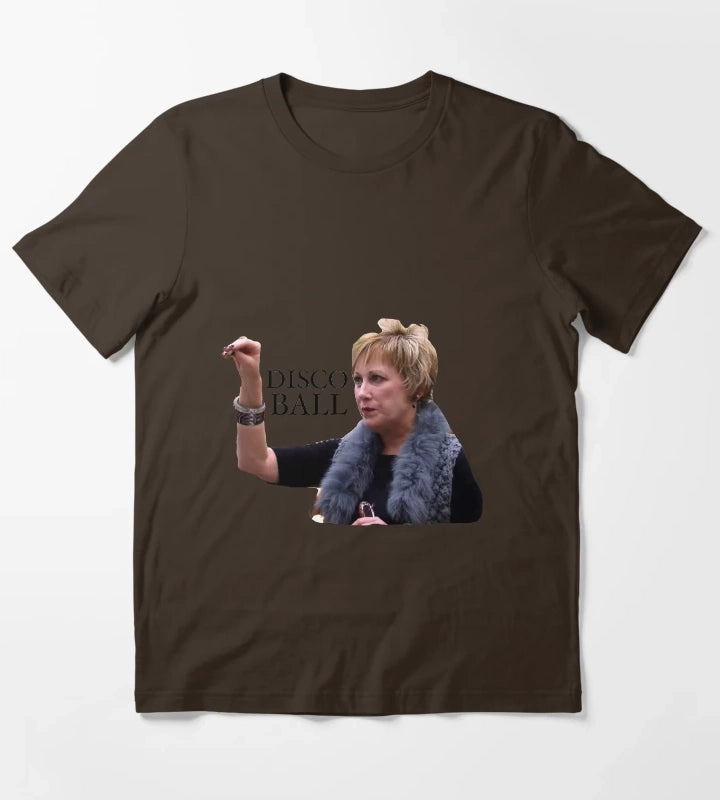 disco ball cathy T-Shirt Brown