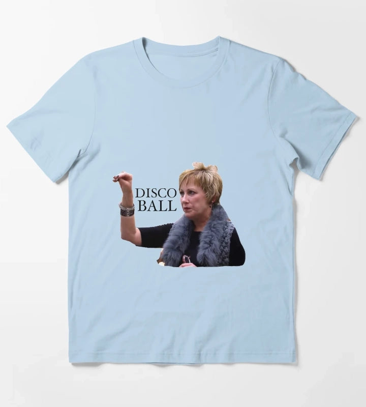 disco ball cathy T-Shirt Sky Blue