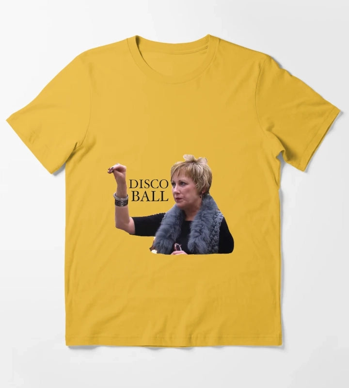 disco ball cathy T-Shirt Yellow