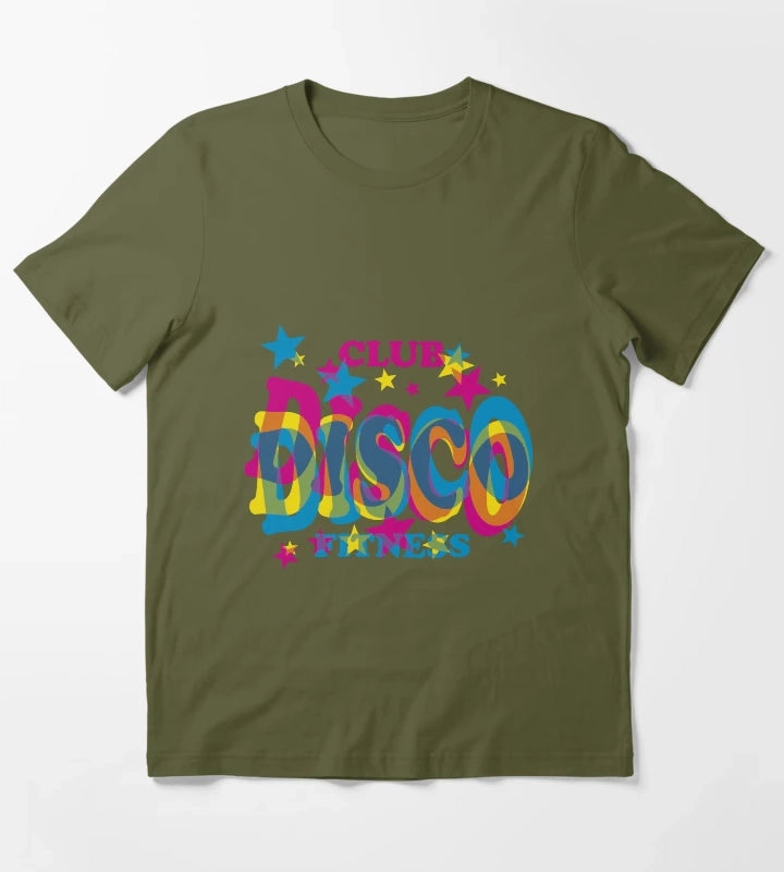 disco club T-Shirt Olive Green