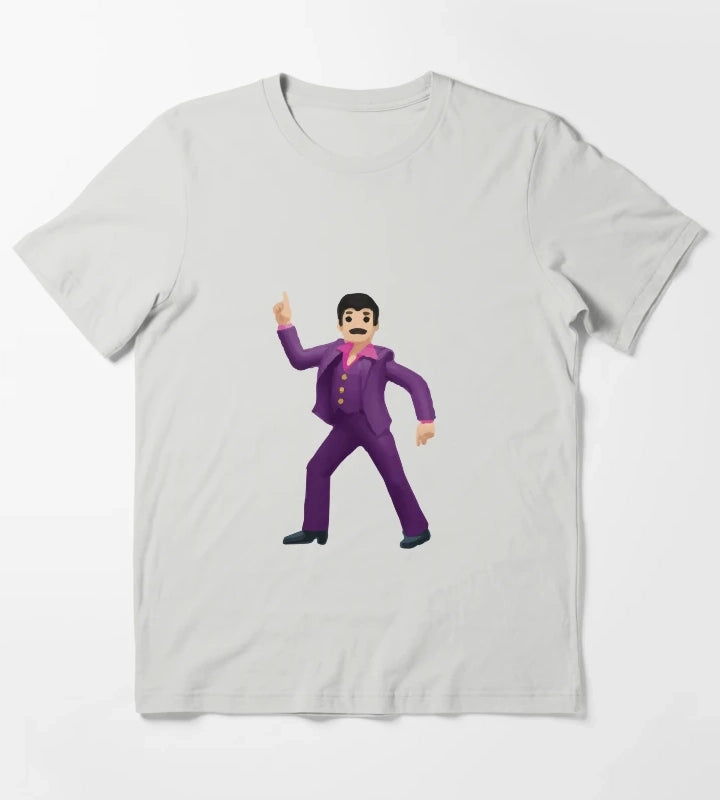 disco emoji man T-Shirt Light Grey