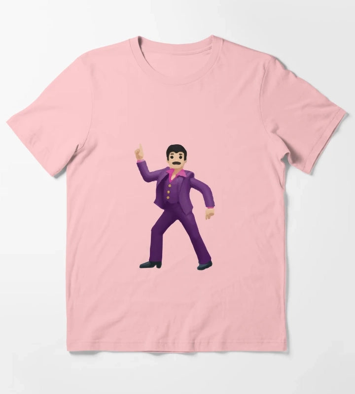 disco emoji man T-Shirt Dark Grey