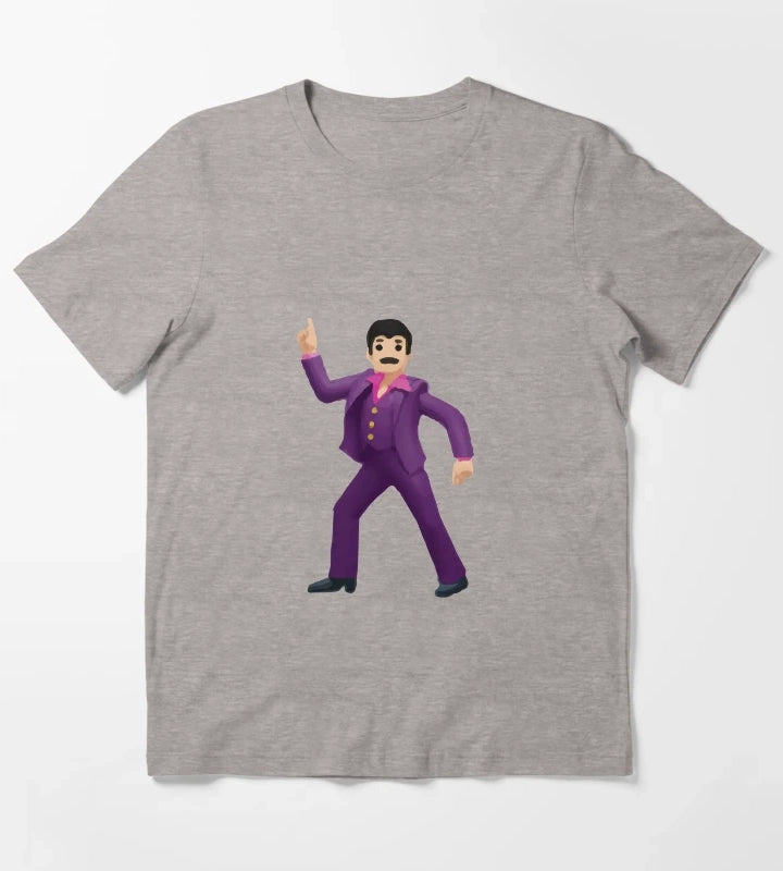 disco emoji man T-Shirt Heather Grey