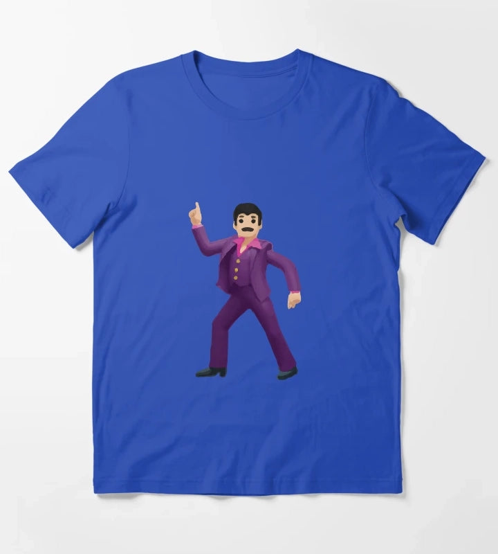 disco emoji man T-Shirt Blue