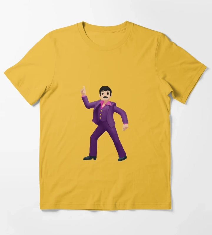 disco emoji man T-Shirt Yellow