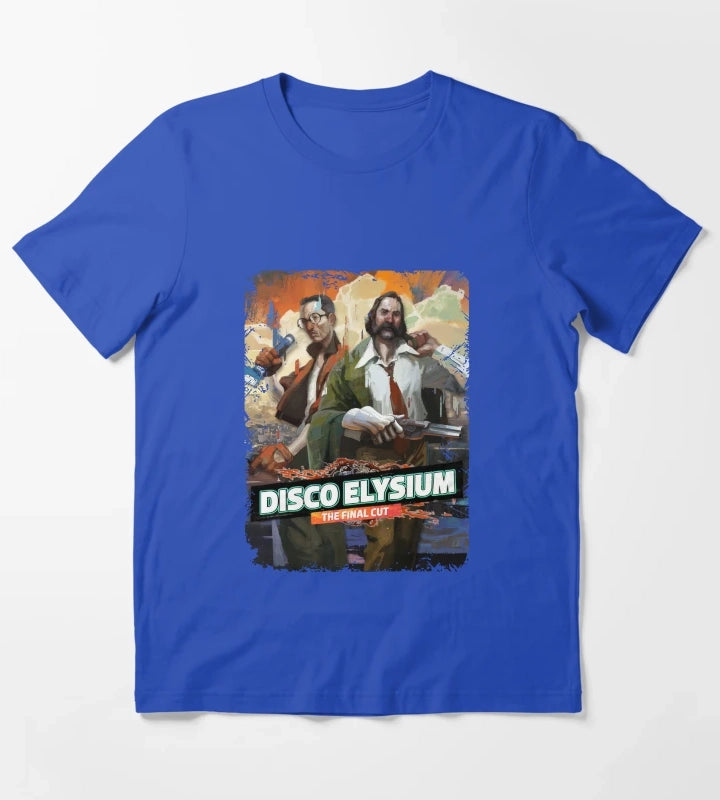 disco face for elysium T-Shirt Blue