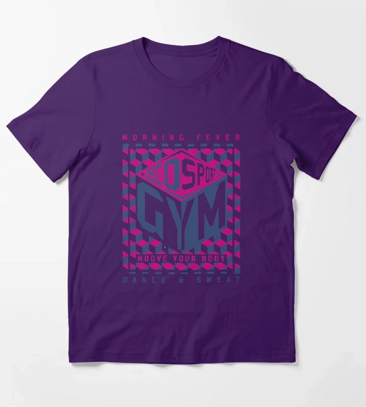 disco gym T-Shirt Purple