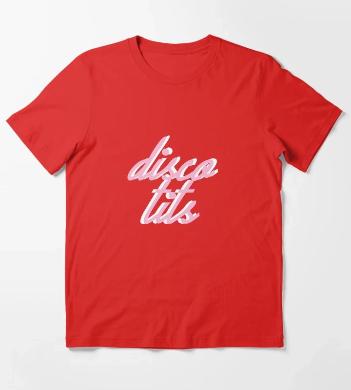 disco tits 1 T-Shirt Red