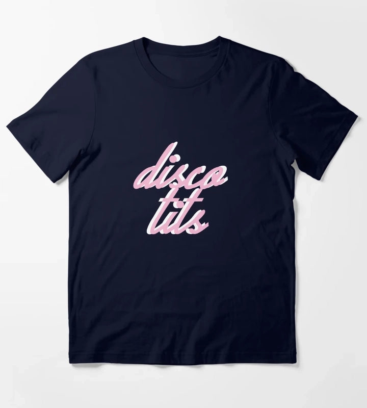 disco tits 1 T-Shirt Navy