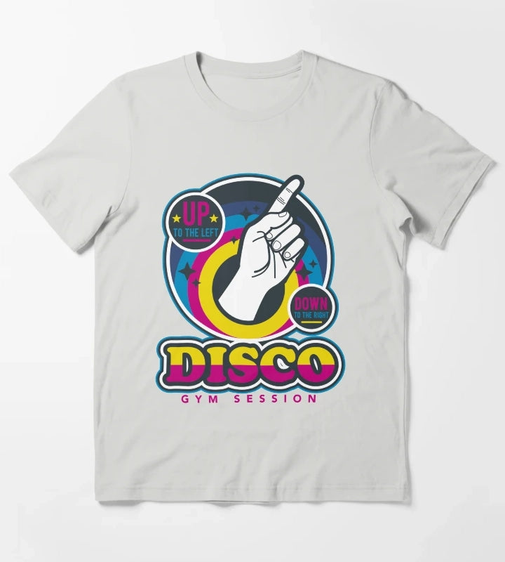 disco up T-Shirt Light Grey