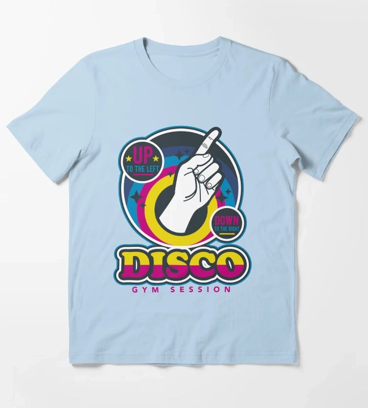 disco up T-Shirt Sky Blue