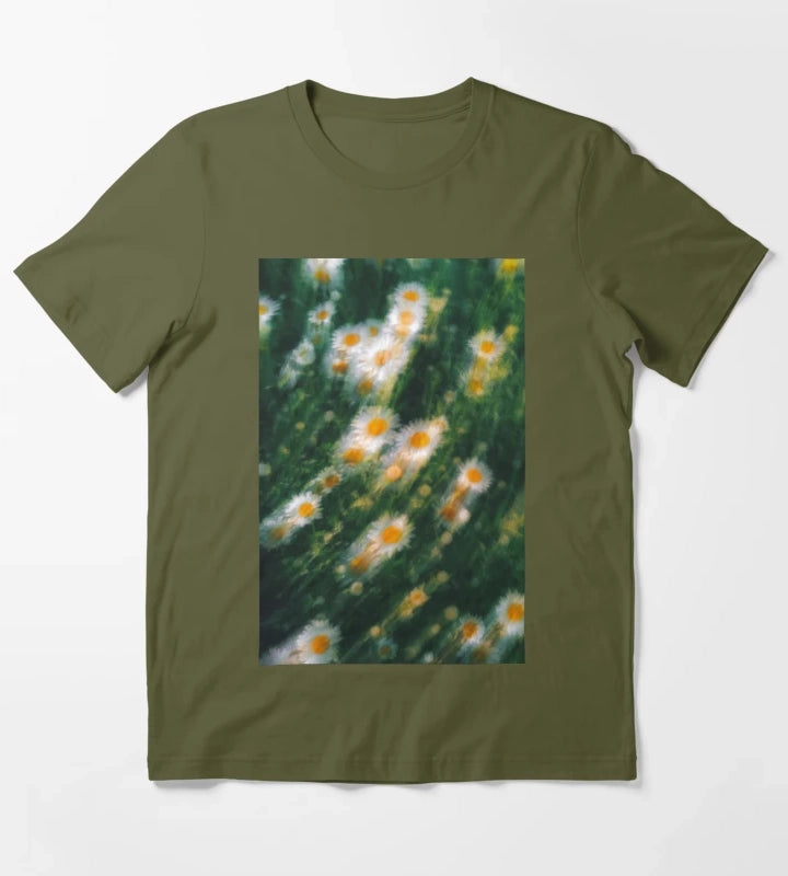 dizzy daisies T-Shirt Olive Green