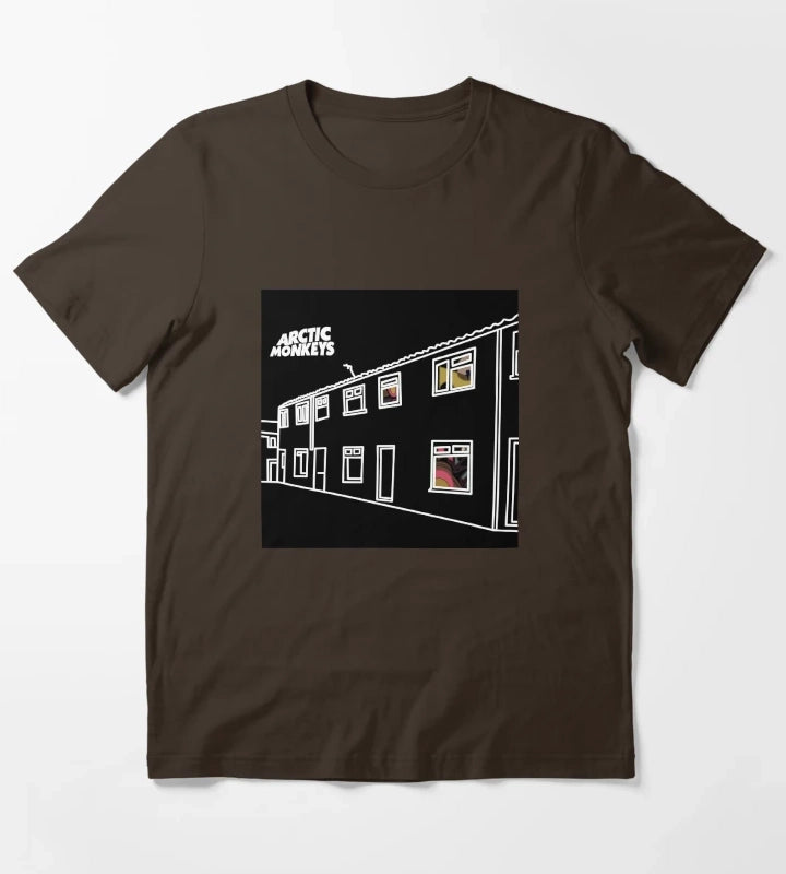 favourite worst nightmare arctic monkeys black T-Shirt Brown