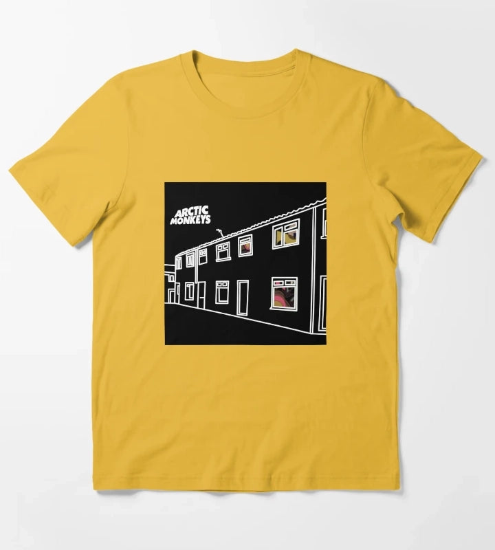 favourite worst nightmare arctic monkeys black T-Shirt Yellow
