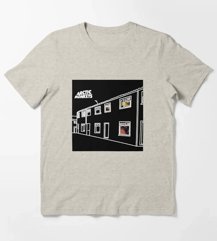 favourite worst nightmare arctic monkeys black T-Shirt Cream