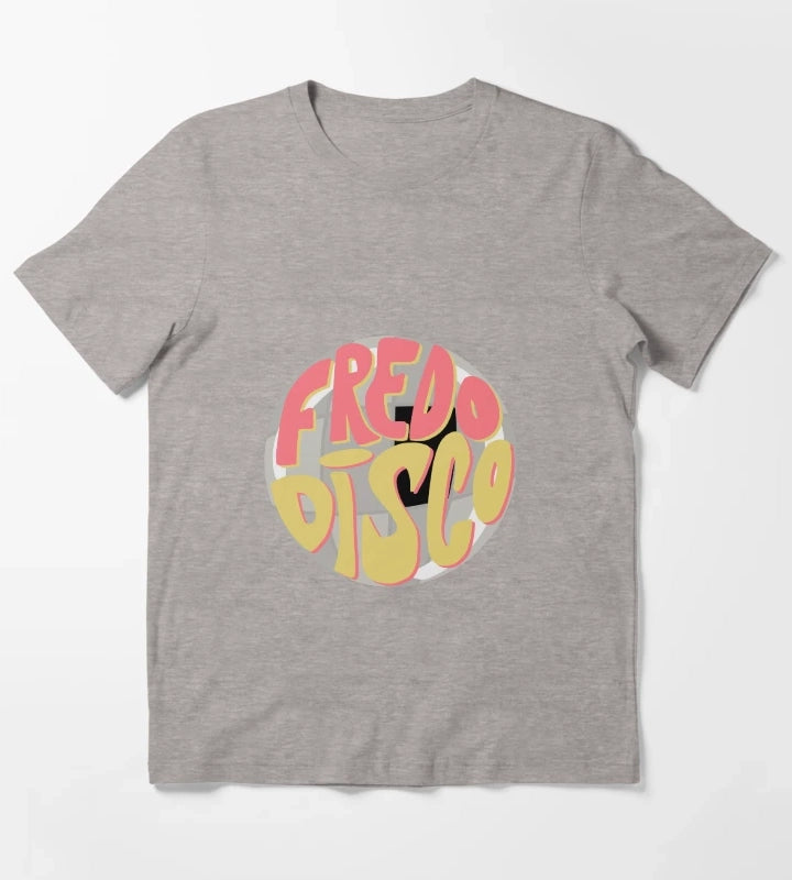 fredo disco disco ball T-Shirt Heather Grey