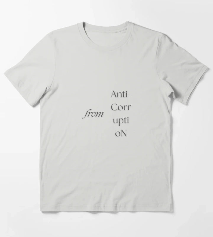 from anticorruption T-Shirt Light Grey