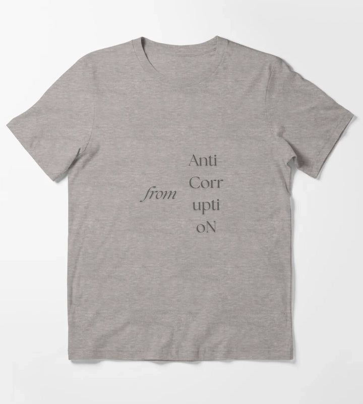 from anticorruption T-Shirt Heather Grey