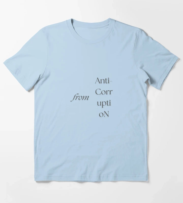 from anticorruption T-Shirt Sky Blue
