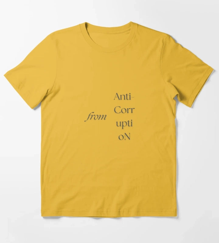 from anticorruption T-Shirt Yellow