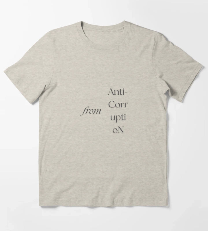 from anticorruption T-Shirt Cream