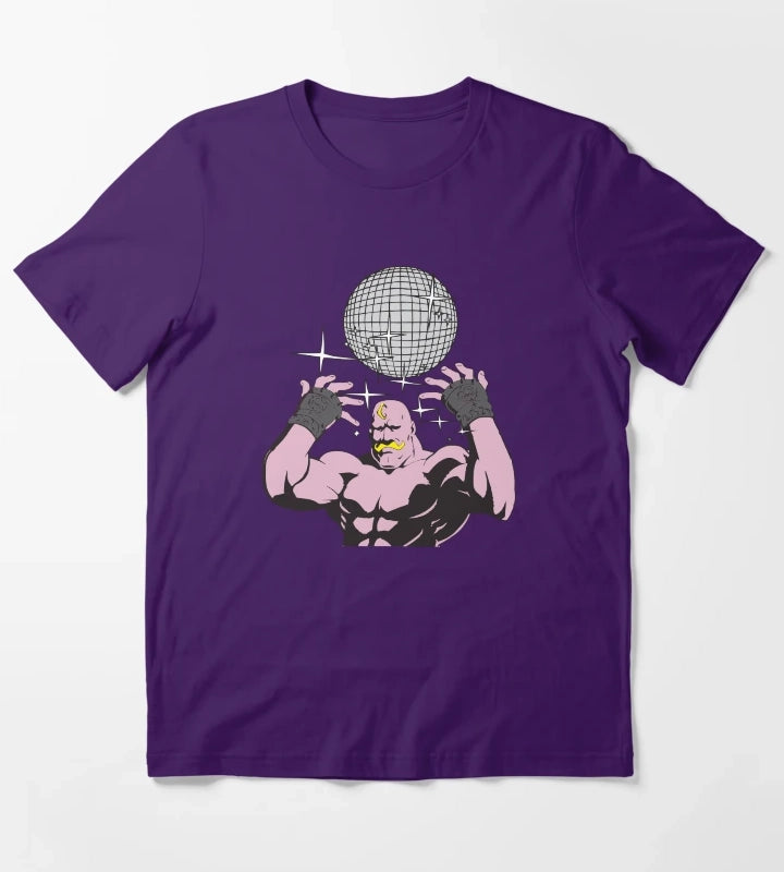 fullmetal alchemist Armstrong Disco T-Shirt Purple