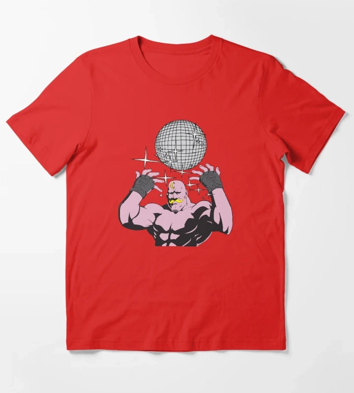 fullmetal alchemist Armstrong Disco T-Shirt Red