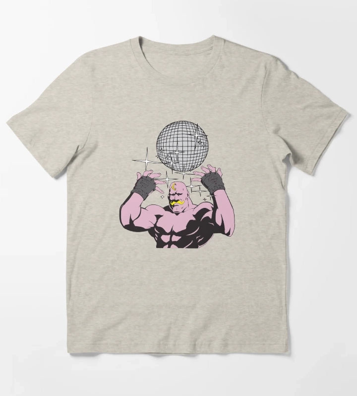 fullmetal alchemist Armstrong Disco T-Shirt Cream