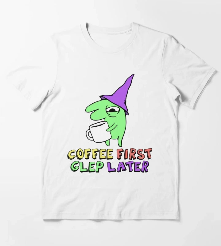 glep coffee smiling friends T-Shirt White
