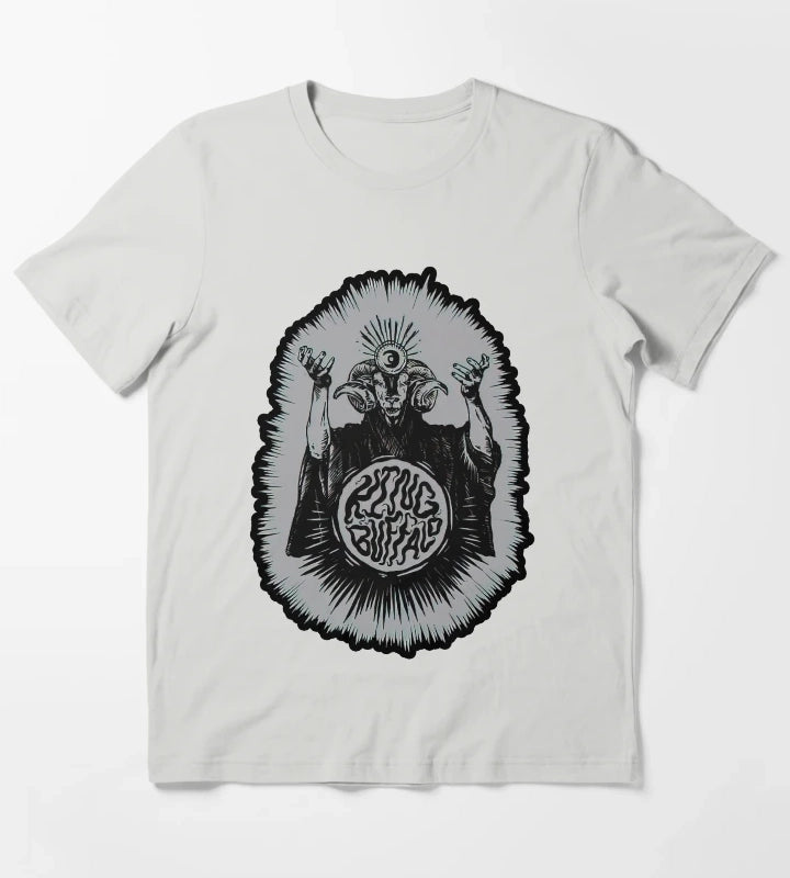 goat head cult T-Shirt Light Grey